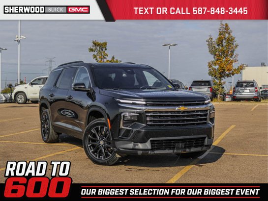 2025 Chevrolet Traverse 2LT 2.5T AWD | 7 Passenger Seating Black