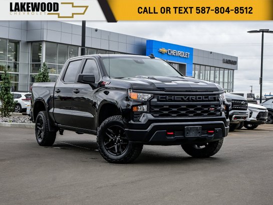 2024 Chevrolet Silverado 1500 Custom Trail Boss 3.0L Duramax | Remote Start Black