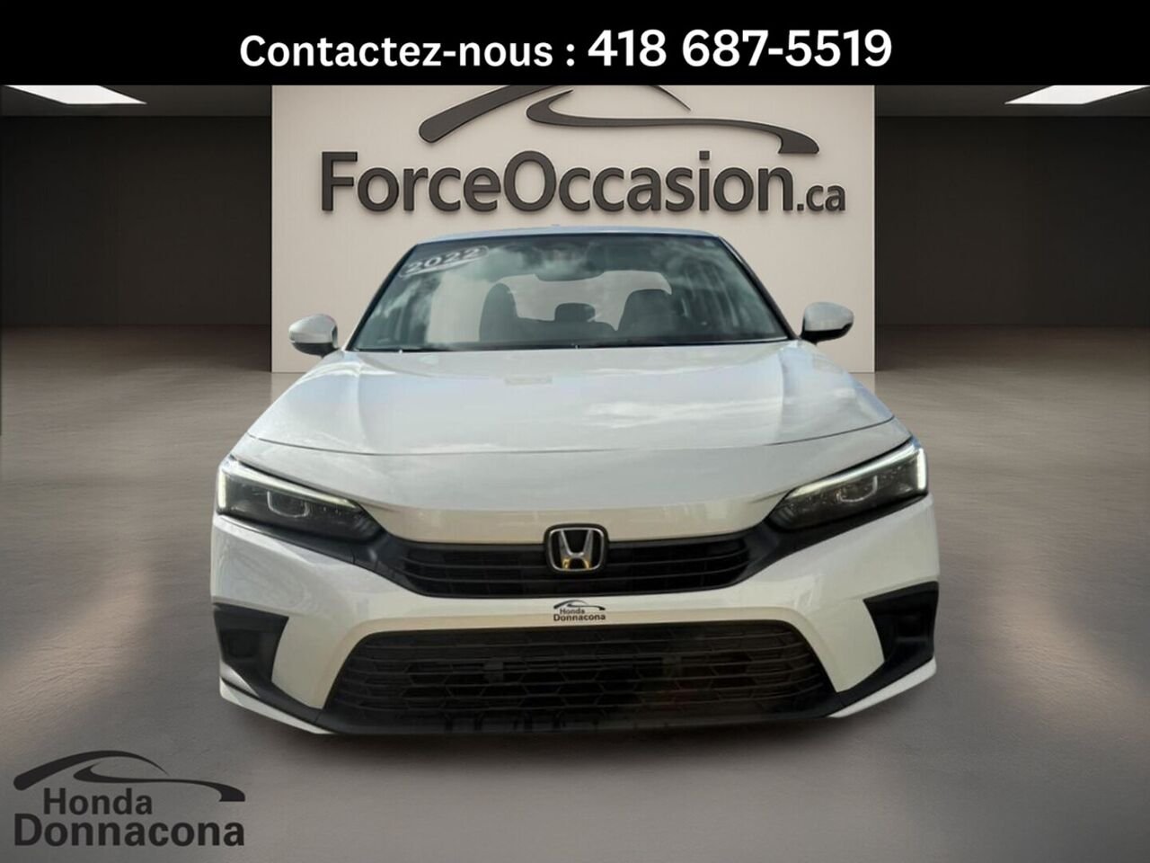 Honda Civic 2022 Blanc Donnacona - photo #2
