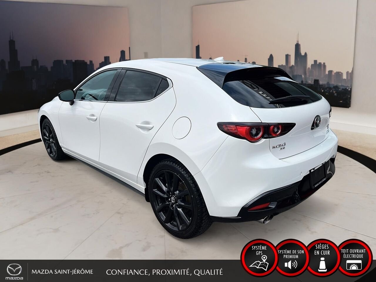 2025 Mazda Mazda3 Sport White Ste-Agathe des Monts - photo #9