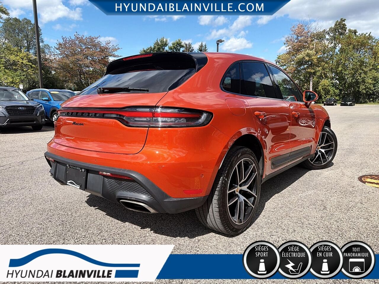 Porsche Macan 2022 Orange Blainville - photo #3