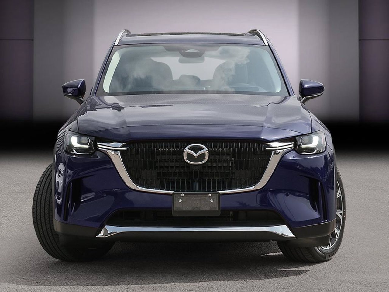Mazda CX-90 hybride rechargeable JM3KKDHAXT1399772 2026 Bleu cristal foncé mica Mirabel - photo #1