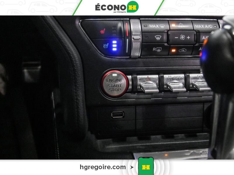 Ford Mustang 726363 | ECOBOOST PREMIUM AUTO A/C CUIR NAV MAGS CAM RECUL 2018 Noir Laval - photo #12