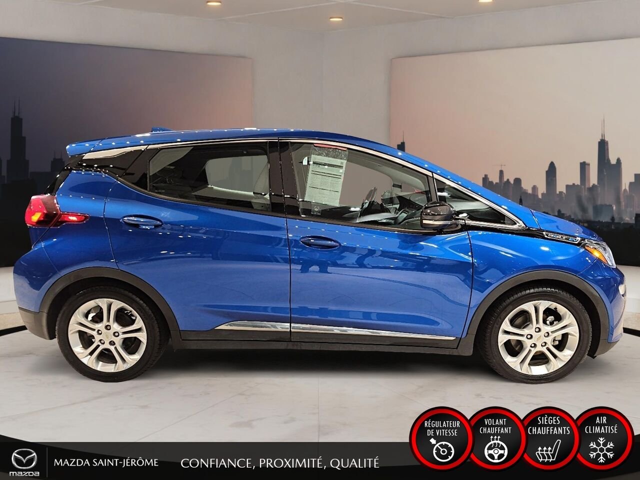 Chevrolet Bolt EV LT | UN SEUL PROPRIÉTAIRE | JAMAIS ACCIDENTÉ | RECHARGE RAPIDE 2020 Bleu Saint-Jérôme - photo #4