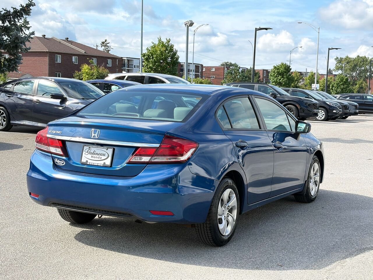 Honda Civic LX 2015 Bleu Gatineau - photo #5