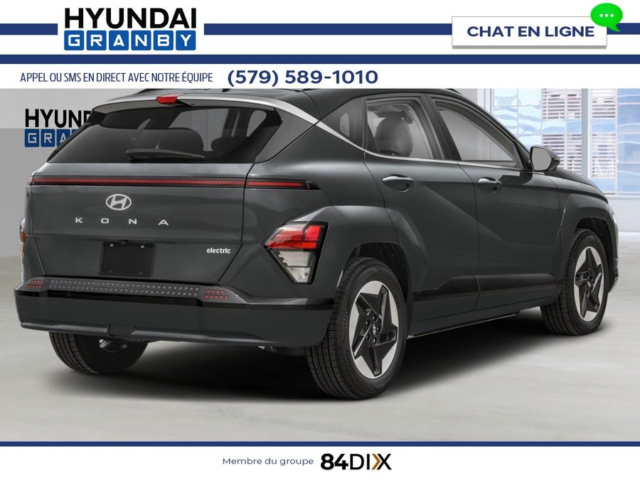 2026 HYUNDAI Kona Electric Preferred TA avec ensemble Ultimate Ecotronic Grey Matte