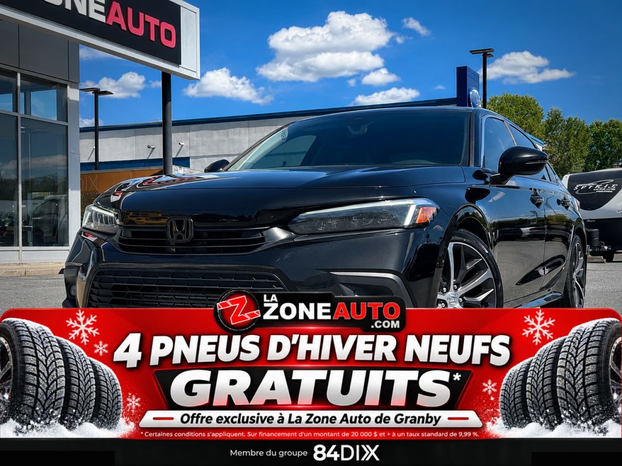Honda Civic Berline 2022 Noir Granby - photo #0