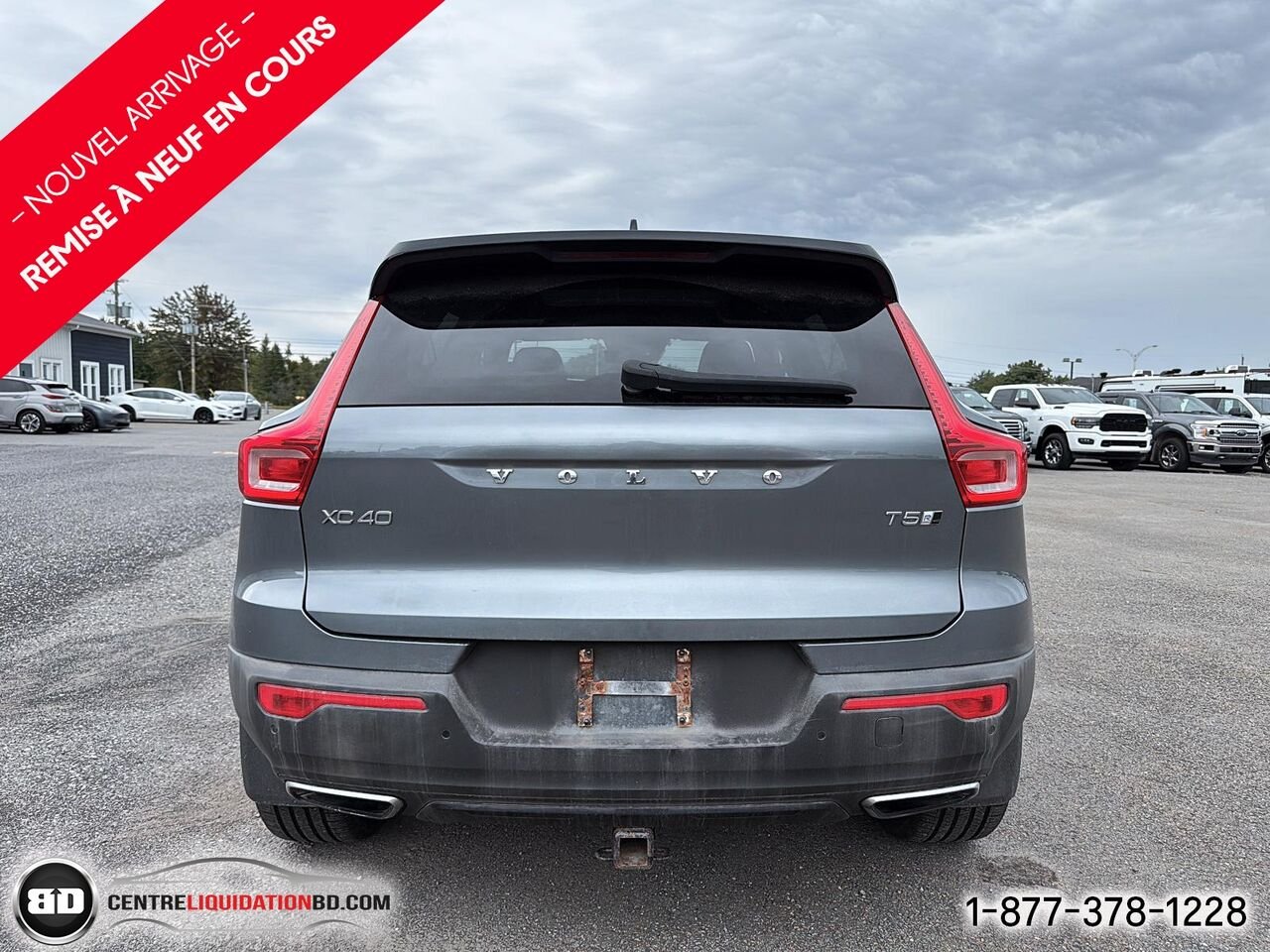 Volvo XC40 T5 R-Design TI | BD0400 2019 Gris Granby - photo #8
