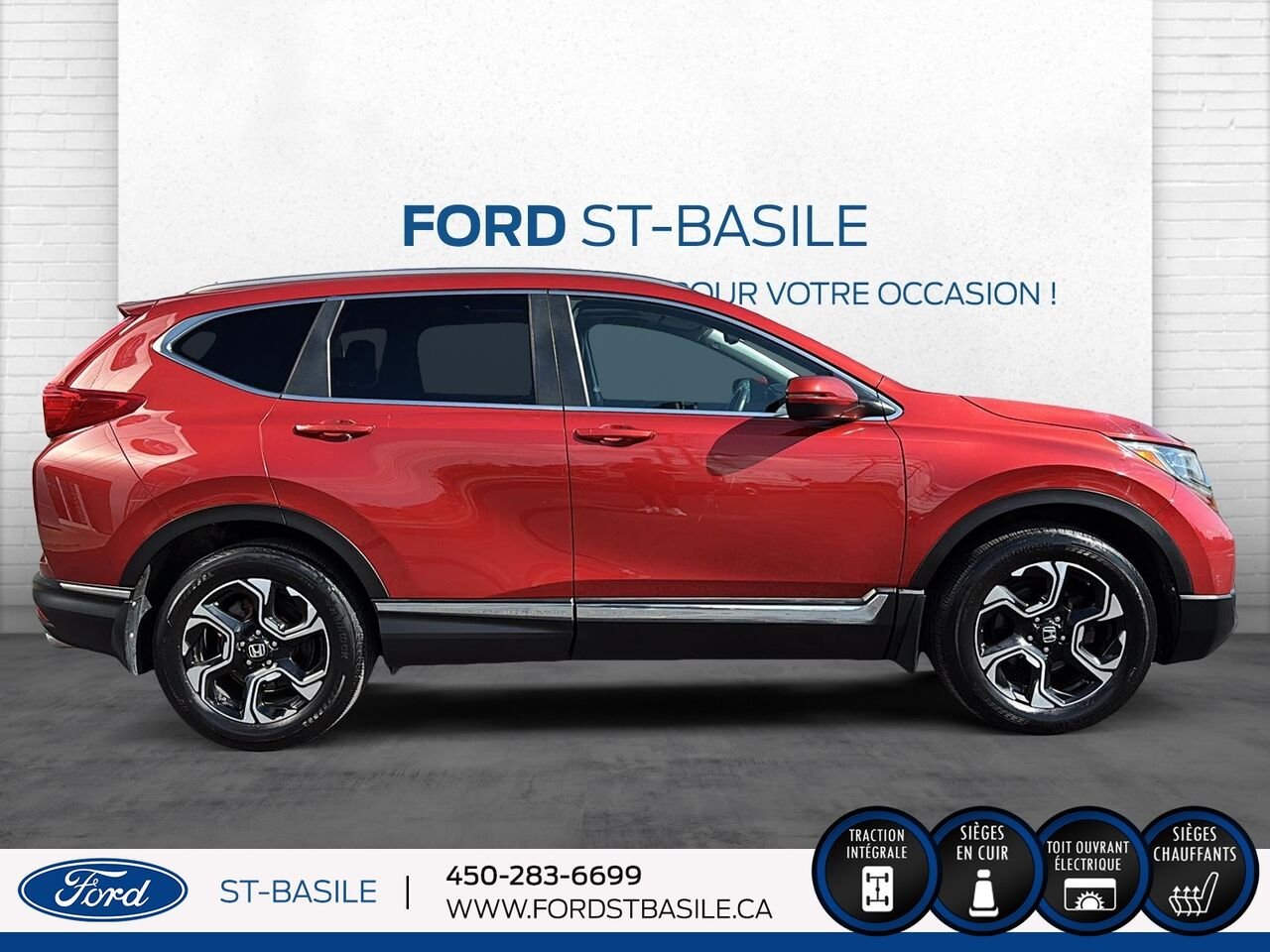 2018 HONDA CR-V Red Saint-Basile-le-Grand - photo #9