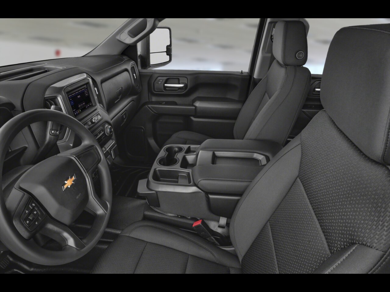 CHEVROLET Silverado 2500HD Custom cabine multiplace 4RM 159 po 2026 Noir Gatineau - photo #9