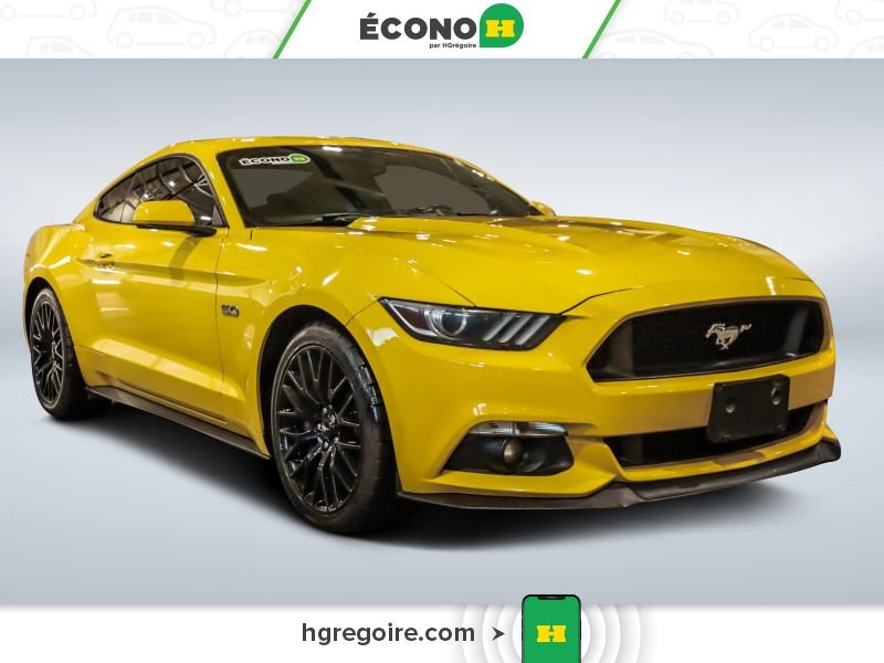 Ford Mustang GT GR ÉLEC A/C BLUETOOTH CAMÉRA MAGS 2015 Jaune