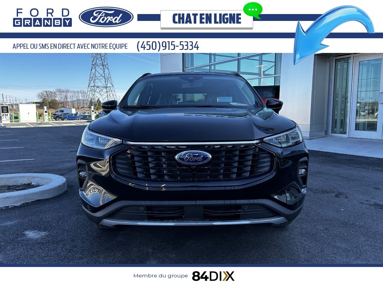 Ford Escape 2025 Noir agate métallisé Granby - photo #7