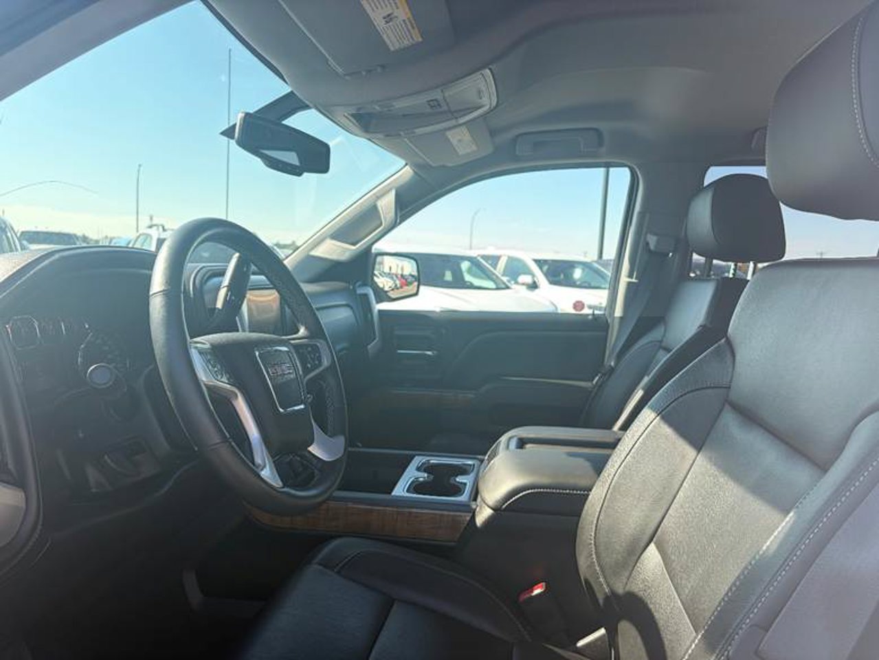 2014 GMC Sierra 1500 4WD Double Cab Standard Box SLT White Sherwood Park - photo #5