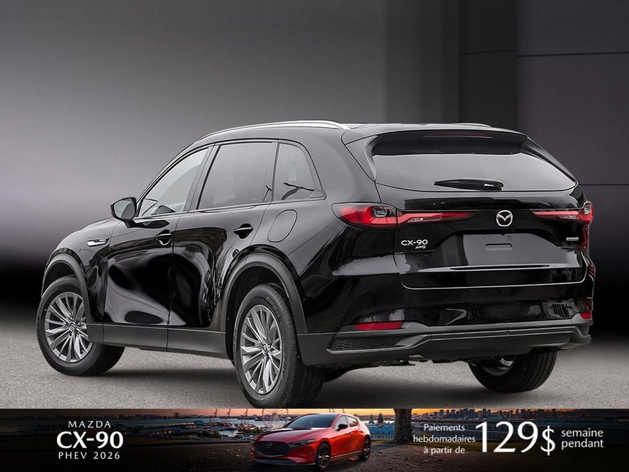 Mazda CX-90 hybride rechargeable 2026 2026 Noir de jais mica
