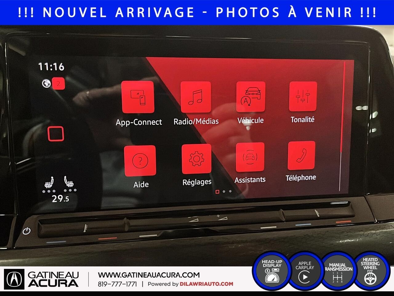 Volkswagen Golf GTI 40e anniversaire 2023 Rouge Ottawa & Gatineau - photo #10