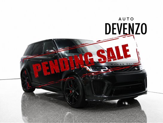 2019 Land Rover Range Rover Sport SVR V8 Supercharged Black