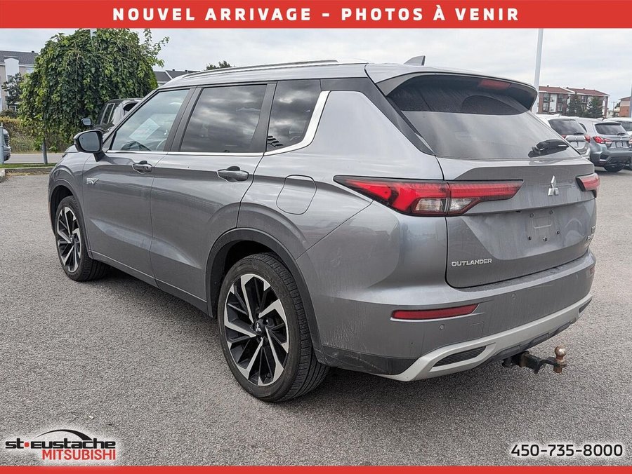 Mitsubishi Outlander PHEV SEL S-AWC PHEV PLUG IN-CUIR-TOIT PANORAMIQUE-BANC ET VOLANT CHAUFFANT 2023 Gris