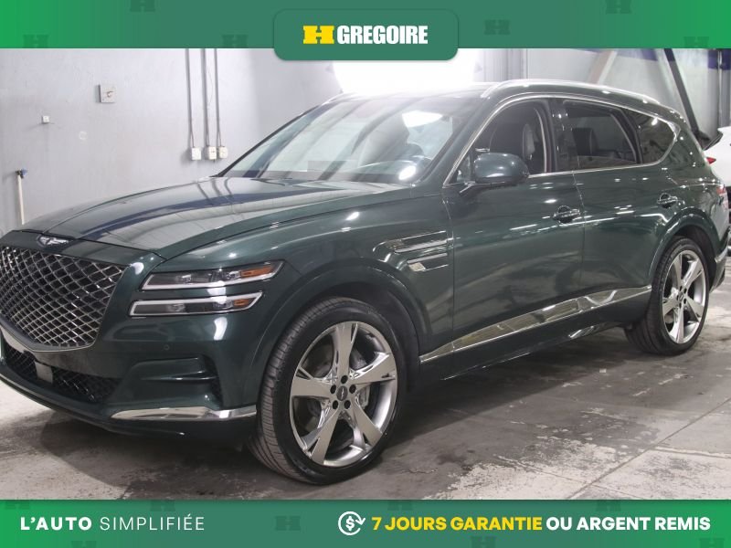2021 Genesis GV80 3.5T Advanced AWD AUTO A/C MAGS CUIR TOIT NAV CAM Grey
