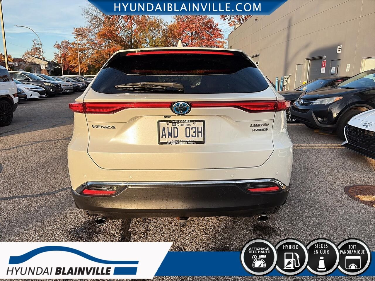 Toyota Venza 2021 Blanc Blainville - photo #4