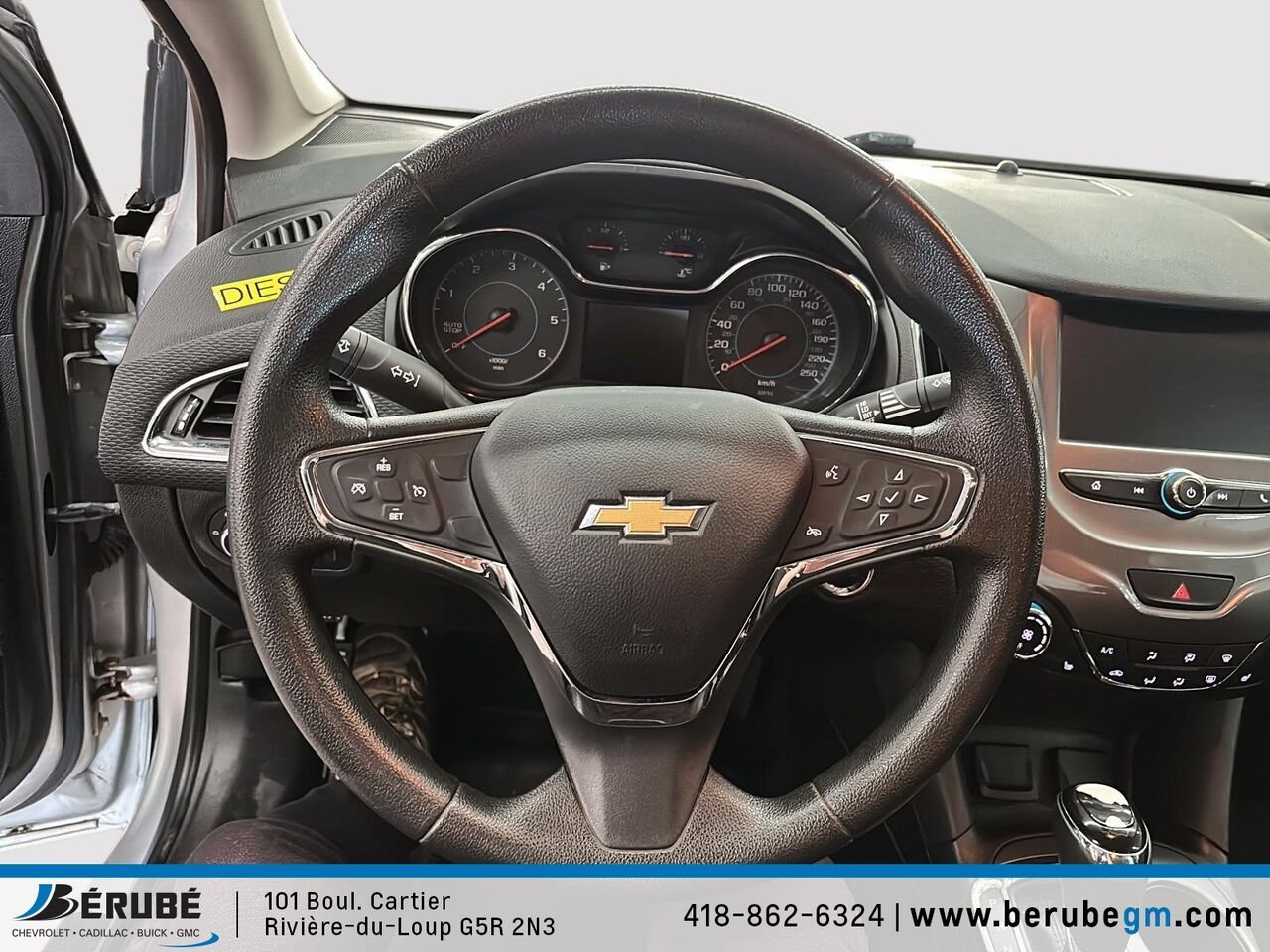 CHEVROLET CRUZE LT LT 1.6L berline 4 portes avec 1SH 2018 Argent Rivière-du-Loup - photo #11