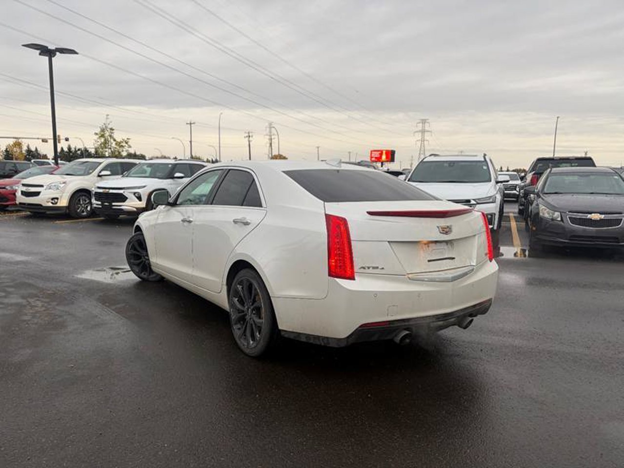2015 Cadillac ATS Sedan 4dr Sdn 3.6L Performance AWD White Sherwood Park - photo #3