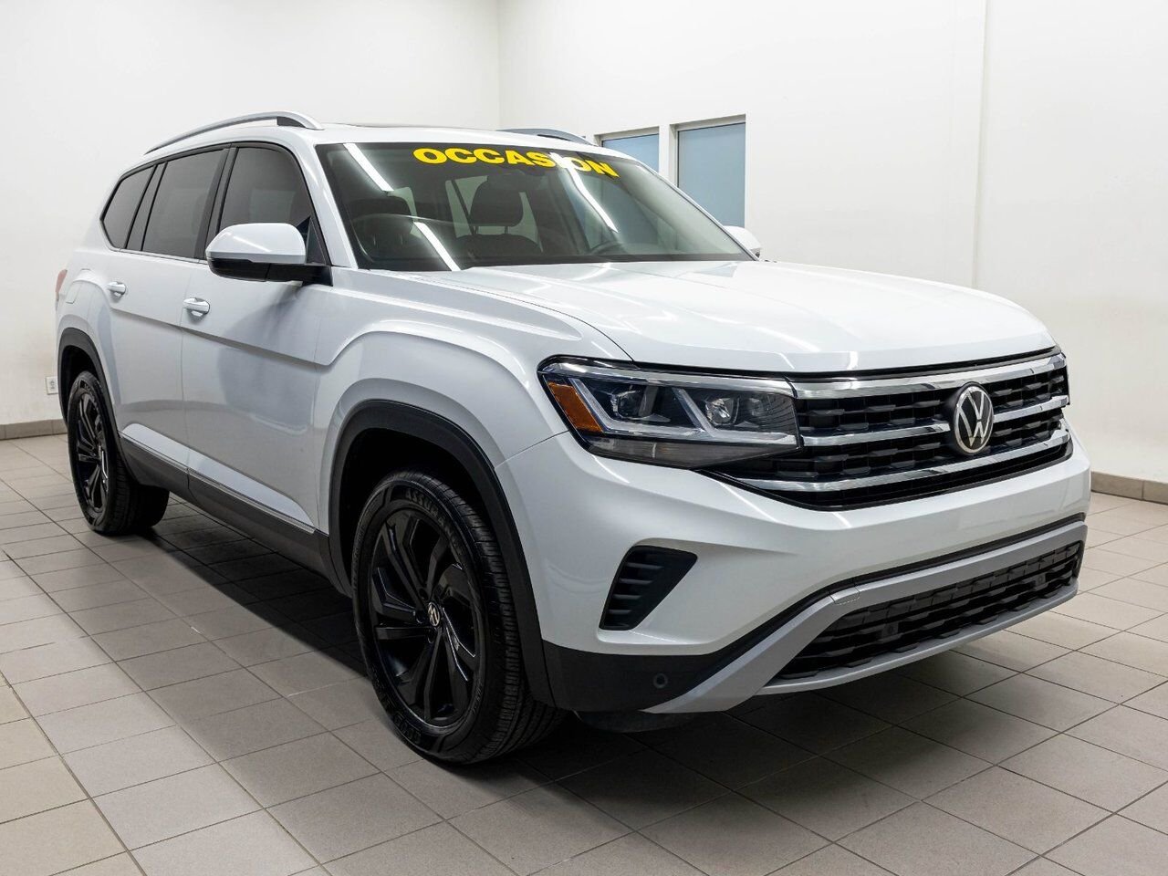 2022 Volkswagen Atlas HIGHLINE 4MOTION *TOIT* NAV SIÈGES VENT FENDER White Saint-Jérôme - photo #10