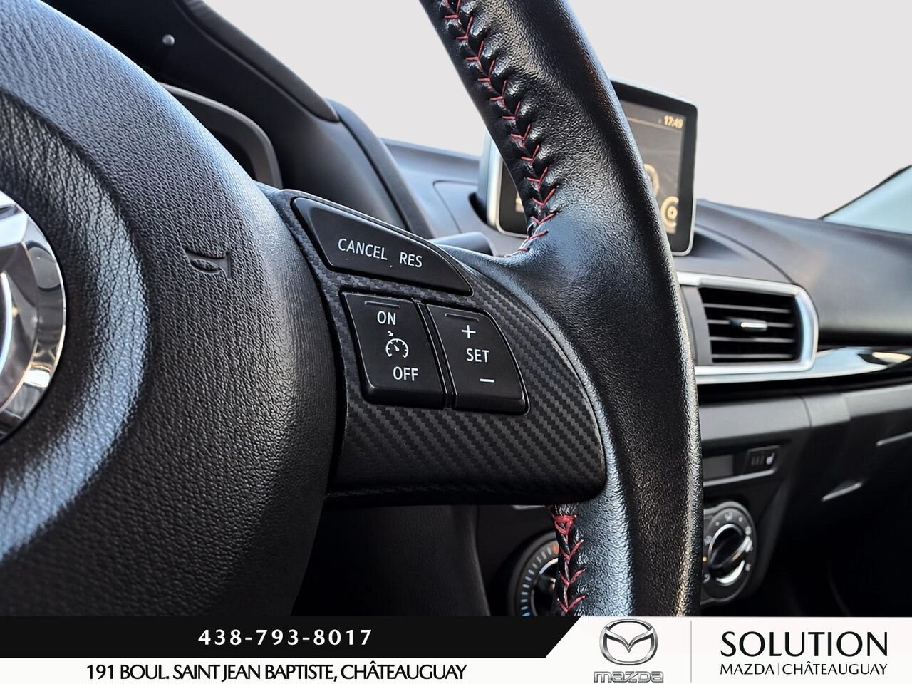 Mazda 3 SPORT AUTOMATIQUE / BLUETOOTH / SIEGES ET VOLANT CHAUFFANTS 2016 Blanc Châteauguay - photo #13