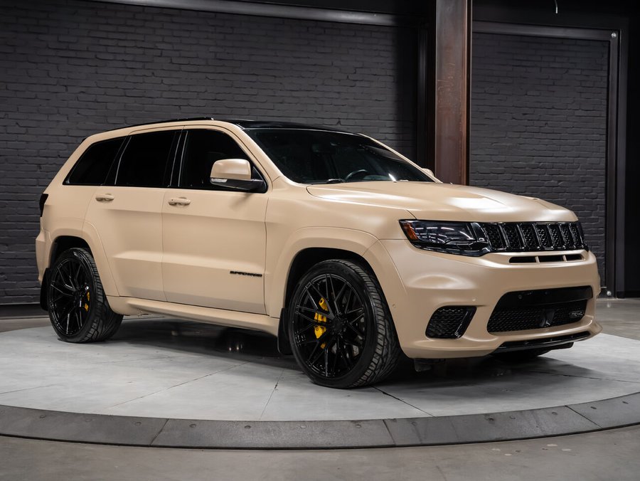 2019 Jeep Grand Cherokee Trackhawk | Custom Vinyl Wrap | Full Stealth PPF | Clean CARFAX White