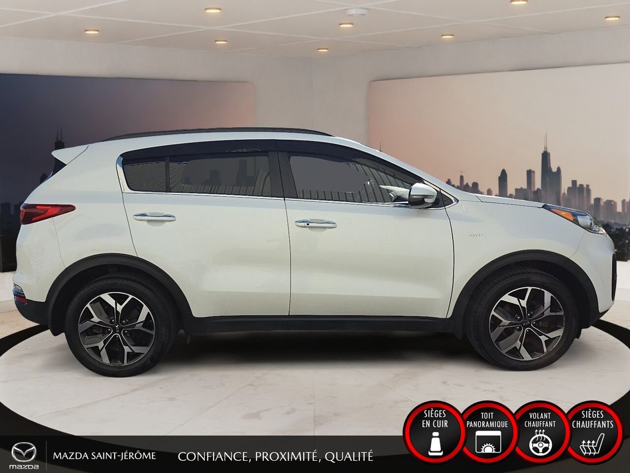 2020 Kia Sportage White Saint-Jérôme - photo #4