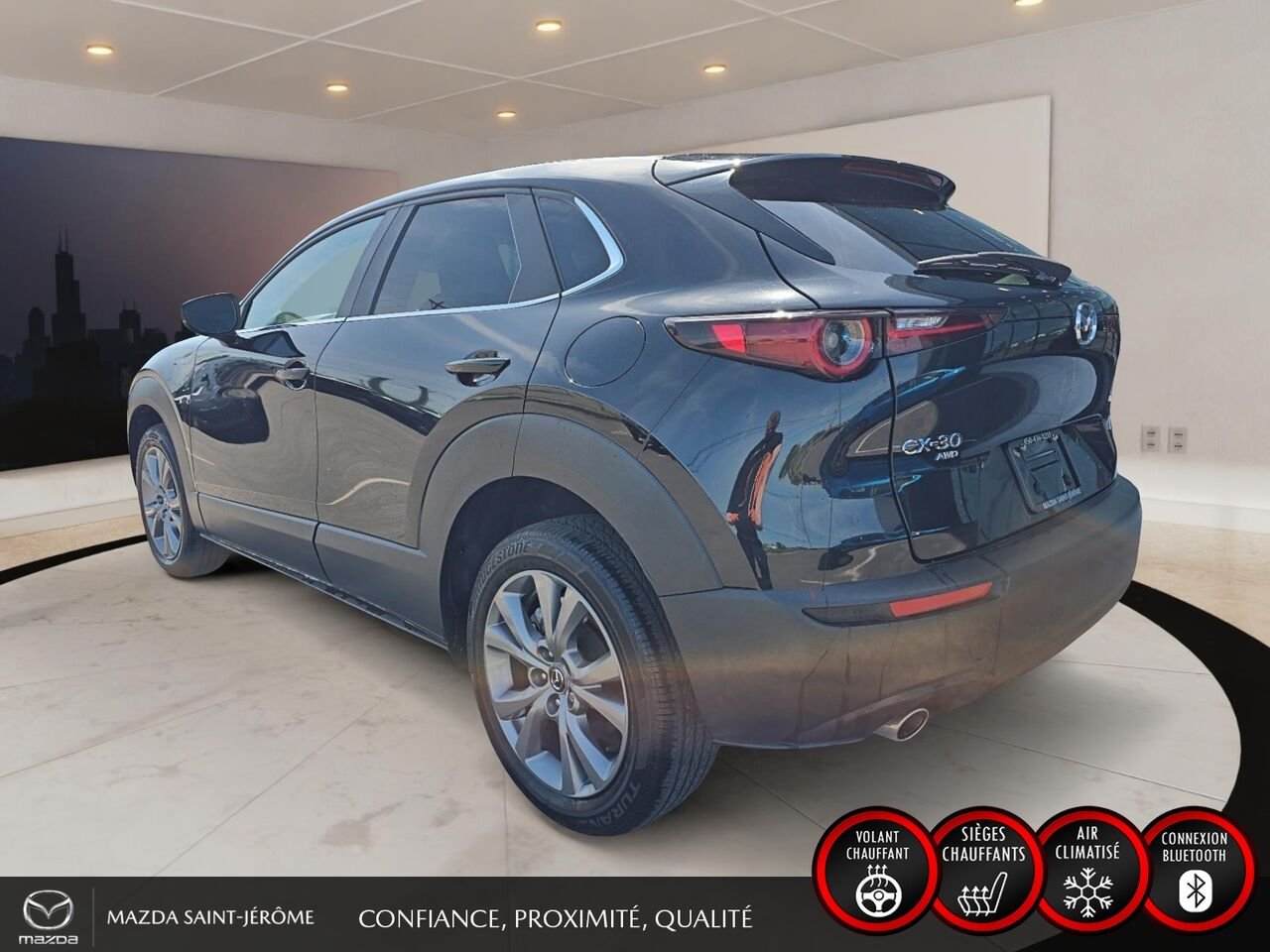Mazda CX-30 GS | AWD | MAGS | 2025 Noir Saint-Jérôme - photo #9