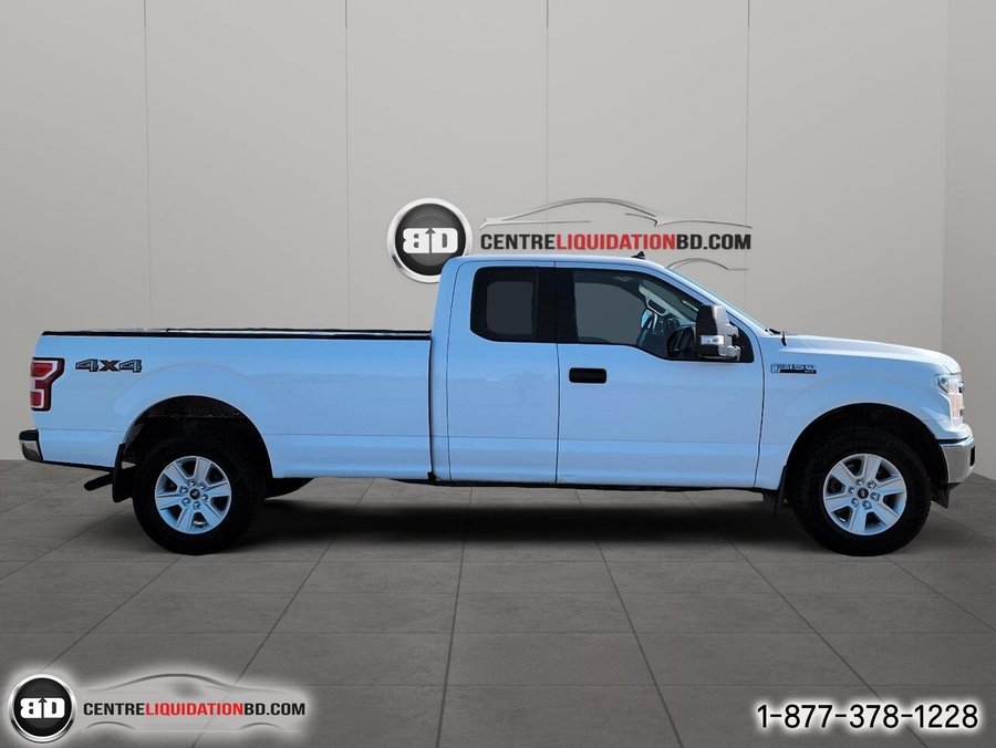 Ford F-150 XLT cabine double 4RM caisse de 8 pi 2019 Blanc