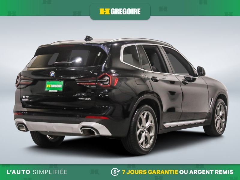 BMW X3 2022 Noir Laval - photo #8