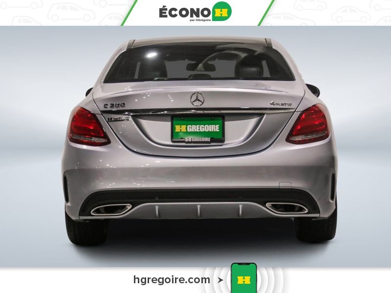 Mercedes Benz C-Class 822541A | C 300 AWD CUIR TOIT BLUETOOTH MAGS 2017 Argent Laval - photo #6