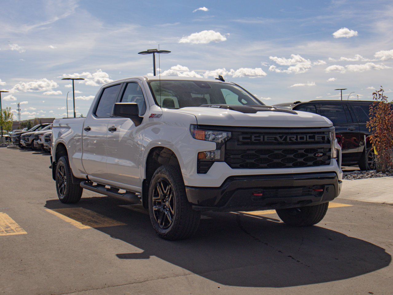 2024 Chevrolet Silverado 1500 4WD Crew Cab 147 Custom Trail Boss White Sherwood Park - photo #13