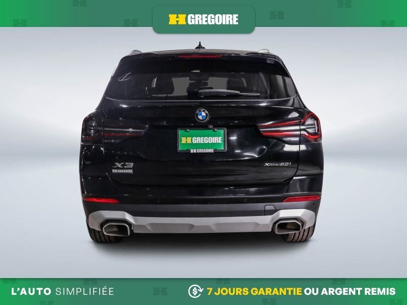 BMW X3 2022 Noir Blainville - photo #5