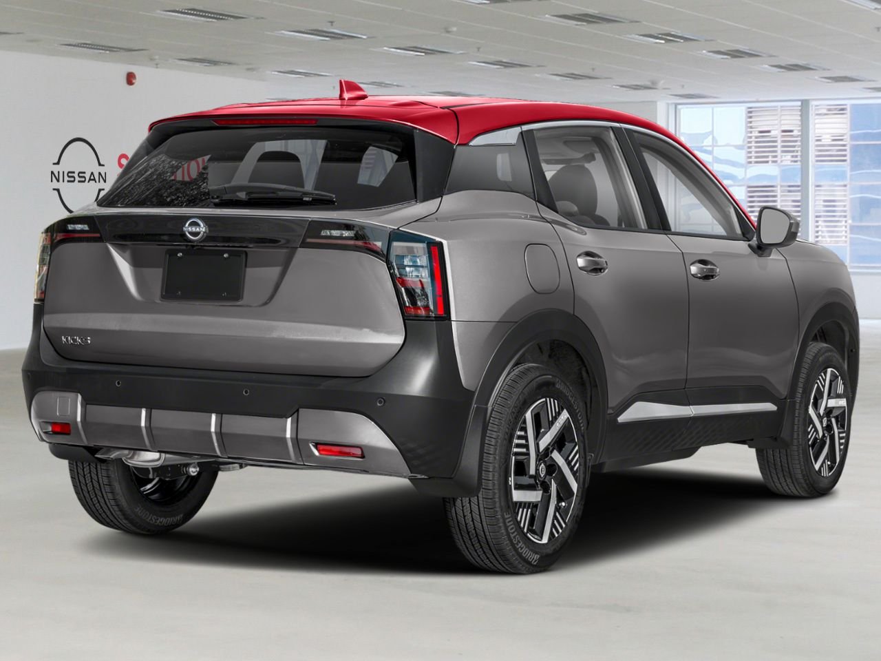 Nissan Kicks KICKS SV 2026 Gris poudre métallisé/Couche teintée Braise écarlate Châteauguay - photo #1
