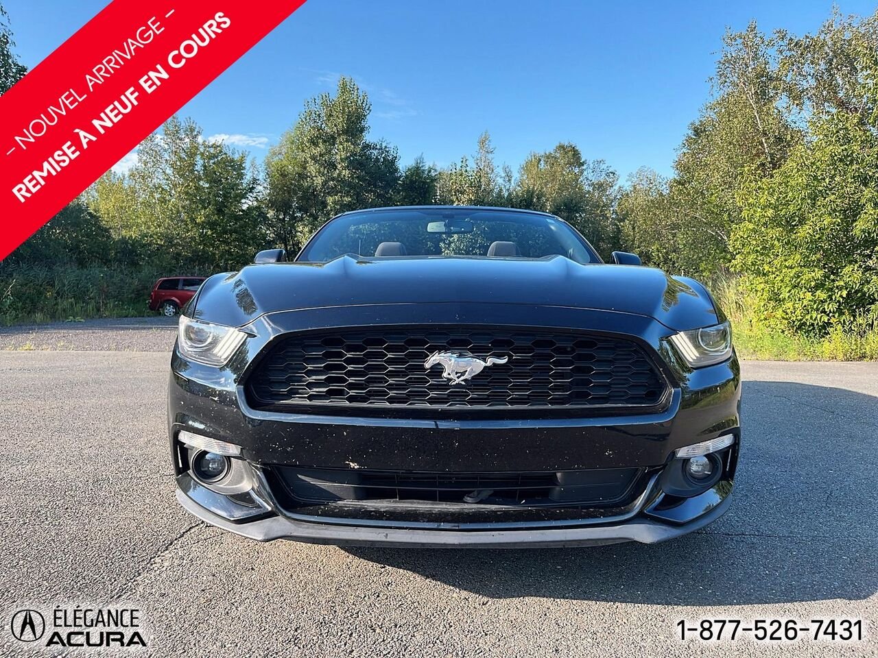 Ford Mustang V6 | 26084A 2017 Noir Granby - photo #1