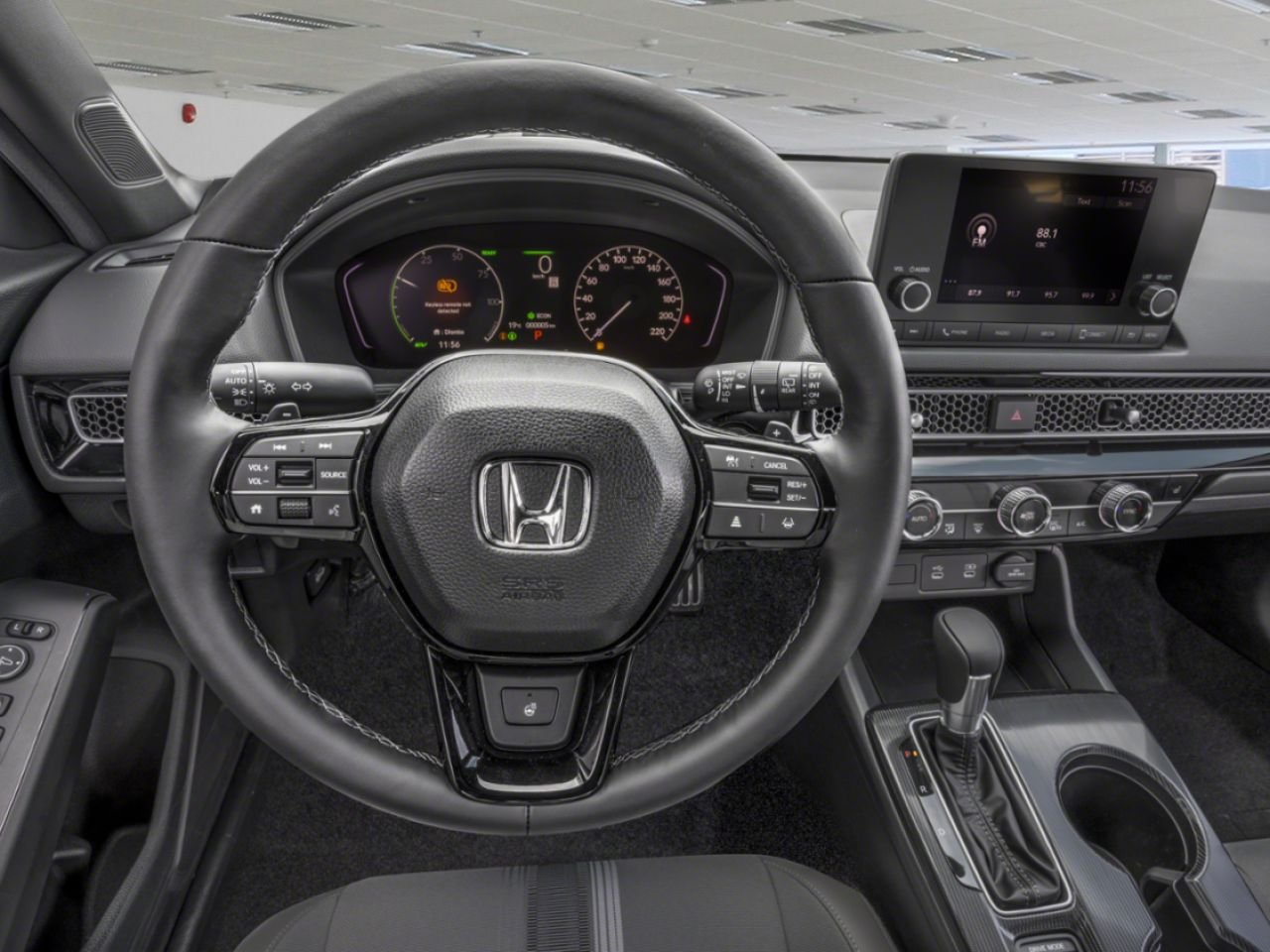 2026 HONDA Civic Hatchback Hybrid Crystal Black Pearl Mississauga - photo #11