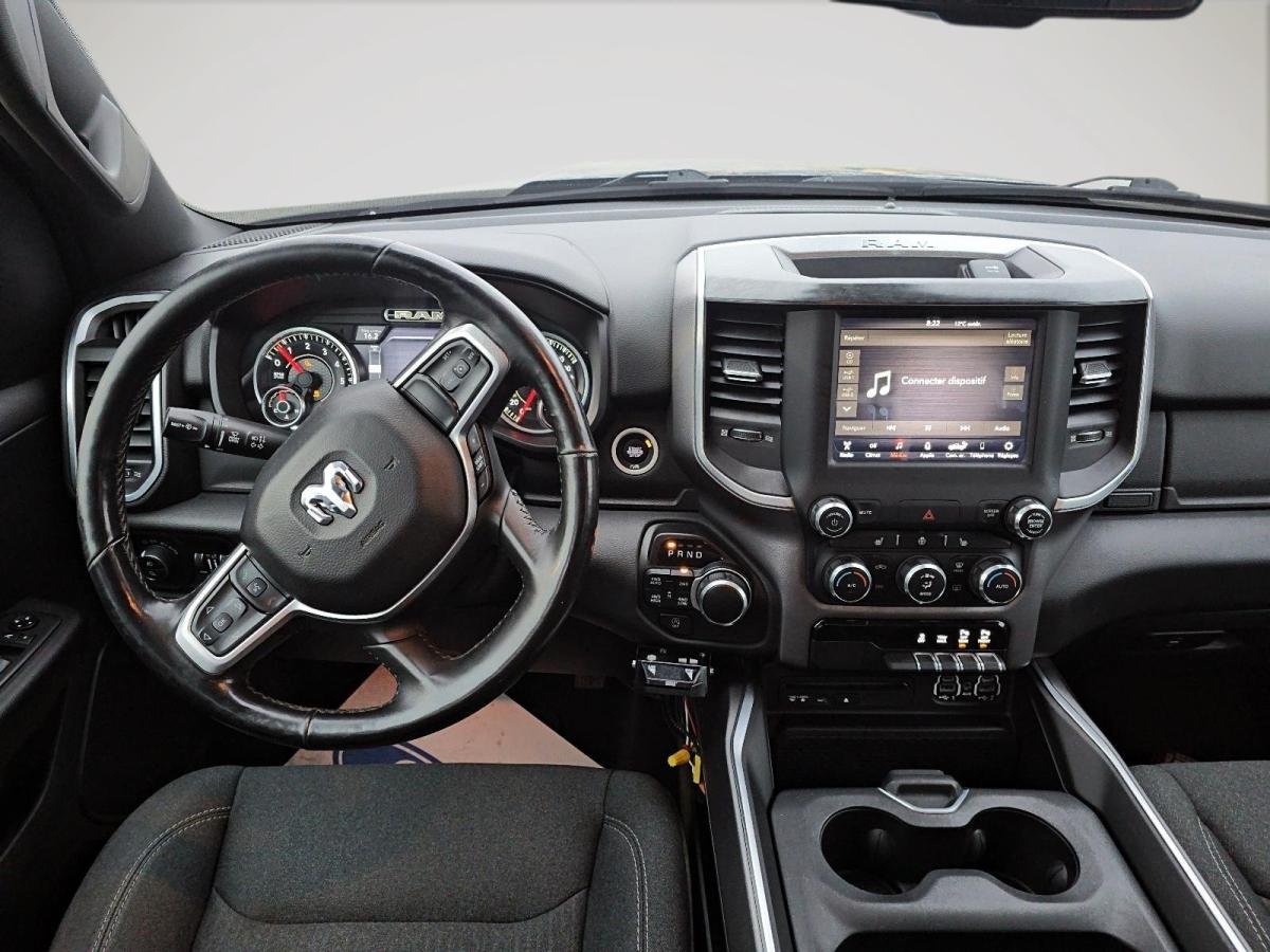 RAM 1500 52524A | Big Horn cabine d'équipe 4x4 caisse de 6 pi 4 po 2019 Noir Val-d'Or - photo #7