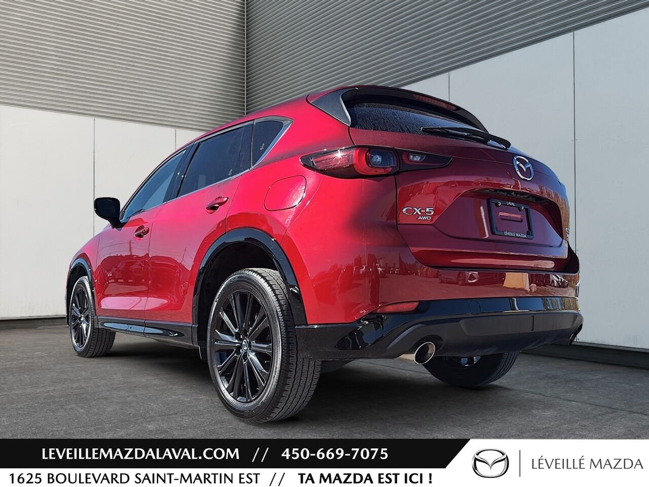 Mazda CX-5 Sport avec moteur turbo TI 2023 Rouge Laval - photo #6
