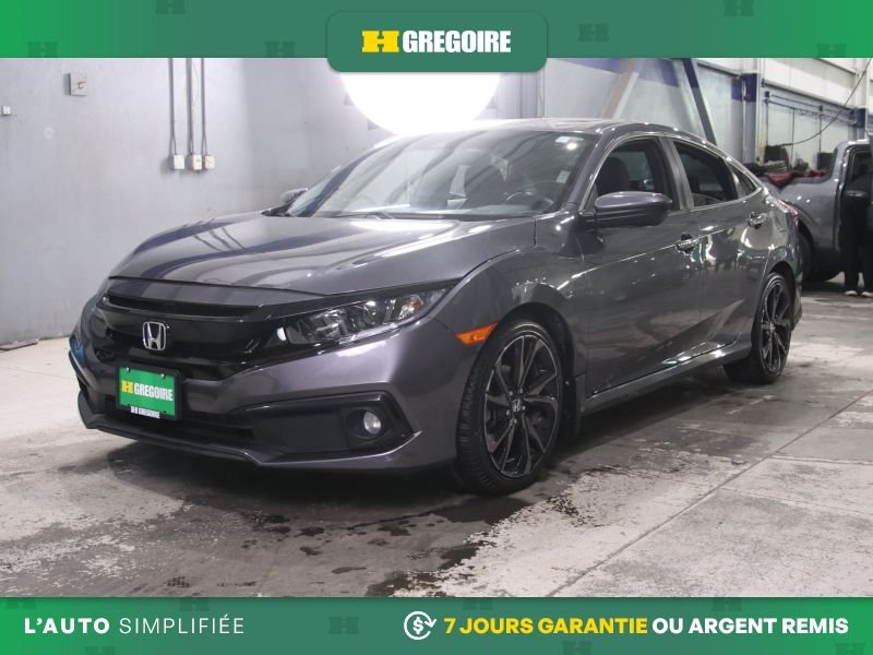 Honda Civic Sport AUTO A/C MAGS TOIT CAM RECUL BLUETOOTH 2019 Gris
