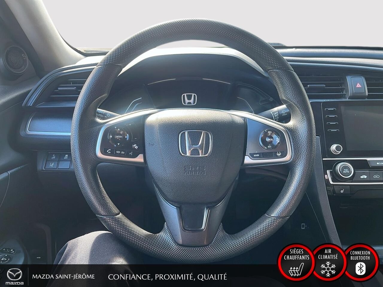 Honda Civic Berline 2020 Blanc Ste-Agathe des Monts - photo #13
