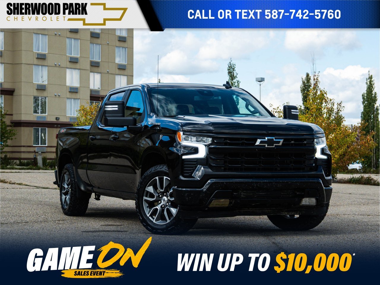 2024 Chevrolet Silverado 1500 4WD Crew Cab 147 RST Black Sherwood Park - photo #0