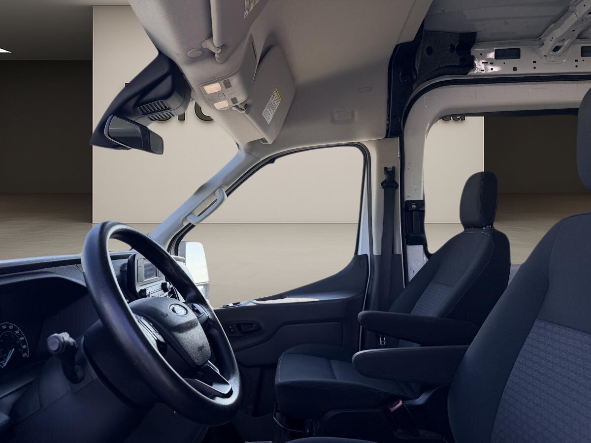 2021 Ford Transit Cargo Van White  - photo #1