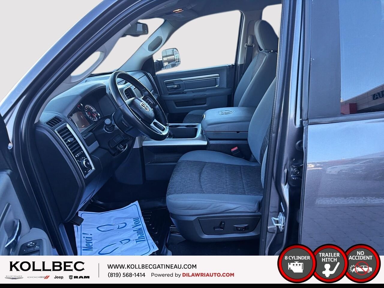 2016 RAM 1500 Big Horn Quad Cab 4x4 Grey Ottawa & Gatineau - photo #25