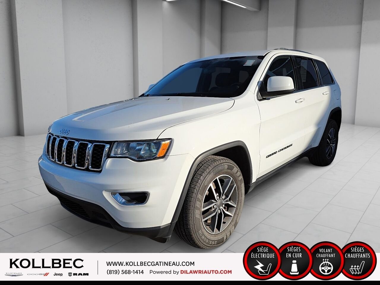 2021 JEEP GRAND CHEROKEE Laredo 4x4 White Ottawa & Gatineau - photo #0