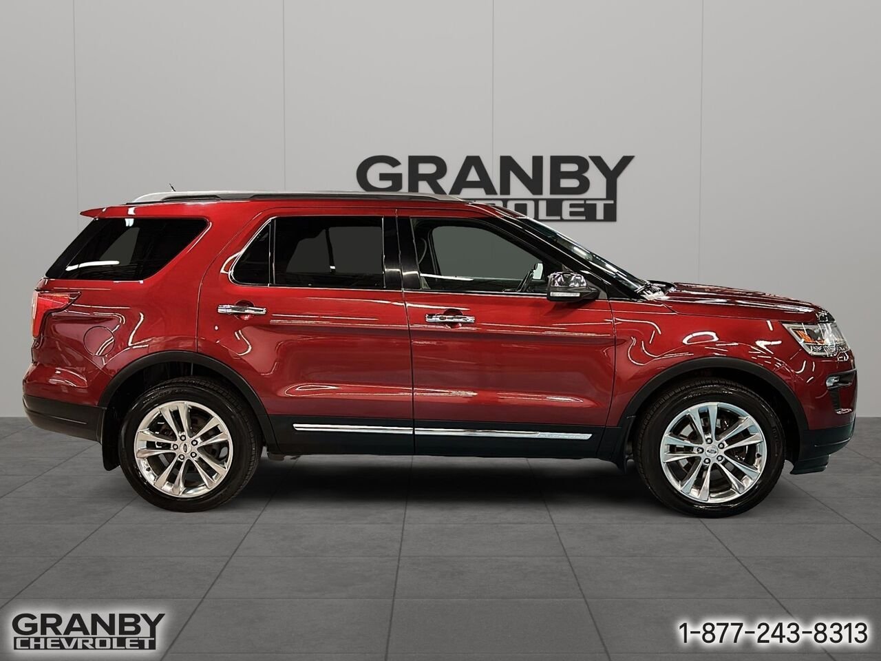 2018 Ford Explorer XLT, quatre roues motrices | G3898 Red Granby - photo #3