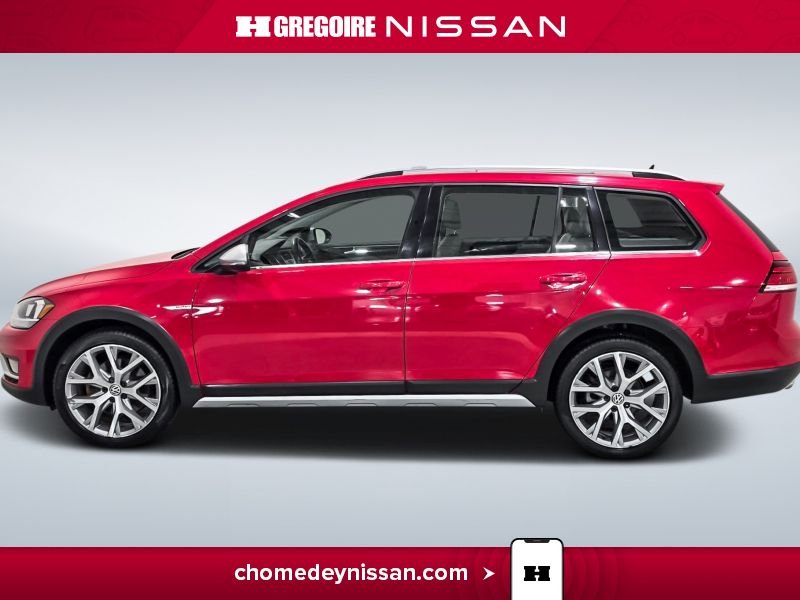 2018 Volkswagen Golf Alltrack * AWD * Cuir * Toit Pano * Caméra * Red