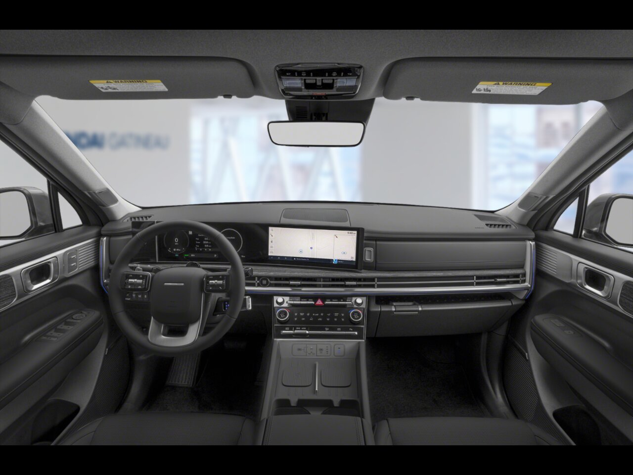 2027 Hyundai Santa Fe Hybrid Abyss Black Gatineau - photo #8