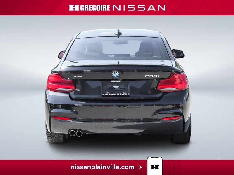 BMW 230i 2018 Noir Blainville - photo #7